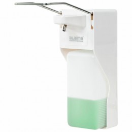Дозатор для жидкого мыла LAIMA PROFESSIONAL, НАЛИВНОЙ, 1 л, ЛОКТЕВОЙ ПРИВОД, ABS-пластик, 607325, X-2265