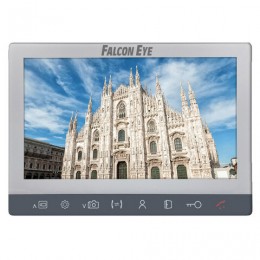 Видеодомофон FALCON EYE Milano Plus HD, дисплей 10 TFT IPS, сенсорные кнопки, белый, 00-00124399