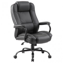 Кресло офисное BRABIX PREMIUM Heavy Duty HD-002, усиленное, НАГРУЗКА до 200 кг, экокожа, 531829