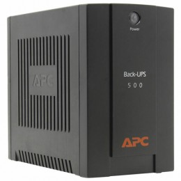Источник бесперебойного питания APC Back-UPS BX500CI, 500VA (300 W), 3 розетки IEC 320, черный
