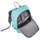 Рюкзак BRAUBERG LIGHT молодежный, с отделением для ноутбука, нагрудный ремешок, мятный, 47х31х13 см, 227077
