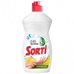 Средство для мытья посуды 450 мл, SORTI (Сорти) Лимон, 1098-3