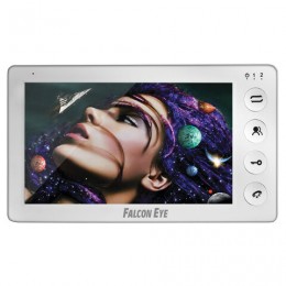 Видеодомофон FALCON EYE Cosmo HD, дисплей 7 TFT, механические кнопки, белый, 00-00124397