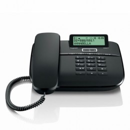 Телефон проводной Gigaset DA611, память 100 ном., черный, S30350-S212S321