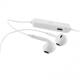 Наушники с микрофоном (гарнитура) RED LINE BHS-01, Bluetooth, беспроводые, белые, УТ000013645