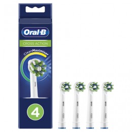 Насадки для электрической зубной щетки КОМПЛЕКТ 4шт ORAL-B (Орал-би) Cross Action EB5, 80348194