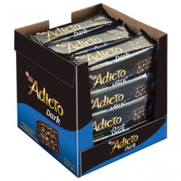 Батончик вафельный глазированный ADICTO с темным шоколадом (24 шт. х 50 г), 1,2 кг, 71575 (11575)