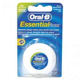 Зубная нить, 50 м, ORAL-B (Орал-Би) Essential floss, мятная