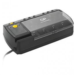 Зарядное устройство GP PB320, для 4-х аккумуляторов AA, AAA, С, D или 2-х аккумуляторов Крона, PB320GS-2CR1
