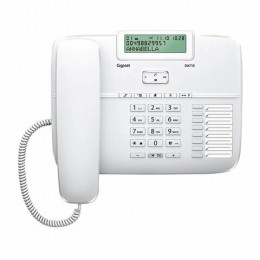 Телефон проводной Gigaset DA710, память 100 ном., белый, S30350-S213S302